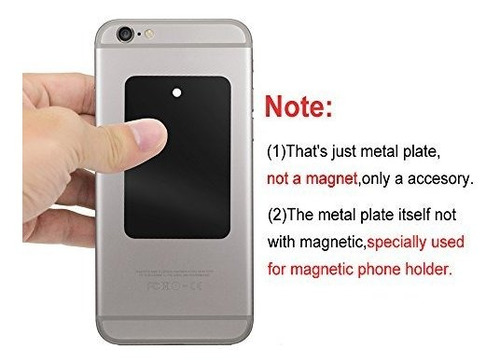 Repuesto Placa Metal Para Soporte Magnetico Telefono 4 8