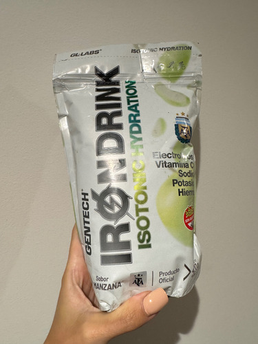 Pack Iron Drink Bebida Isotonica 250grs + Iron Gel X 6 U
