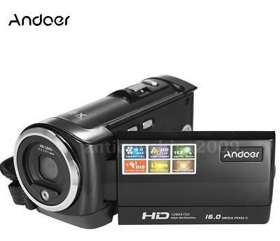 Imagen 3 de 5 de Andoer Full Hd 16mp Lcd De 2,7 Videocámara Digital Grabar 1