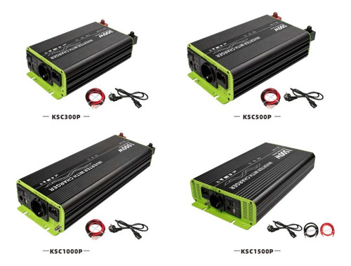 Inversor Cargador Transfer 1500w 12v 110v 60hz 10a