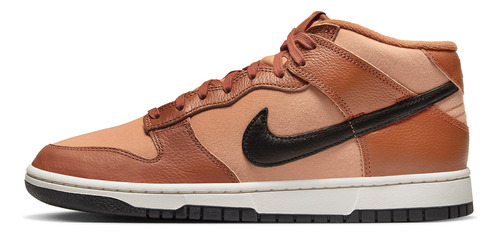 Zapatillas Nike Dunk Mid Amber Brown Urbano Dz2533-200   