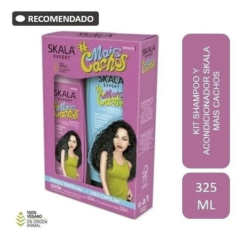 Skala Edición Limitada Shampoo Y Acondicionador Mais Cachos