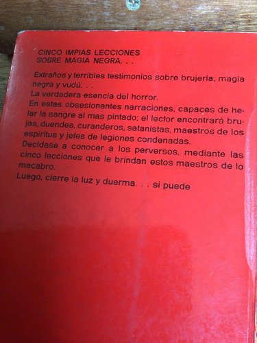 Los Endemoniados. Ray Brandeburgo. Lovecraft. Blackwood. (Usado)