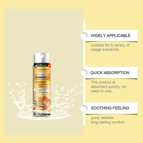 Spray De Jengibre Y Cúrcuma Para Articulaciones Y Huesos, Hi