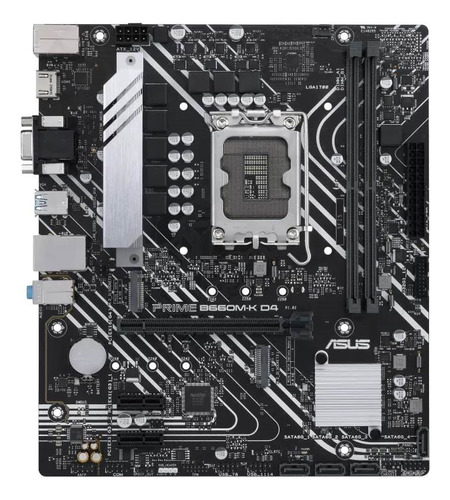 Motherboard Asus Prime B660m-k D4 Intel Lga1700 Matx Pcie