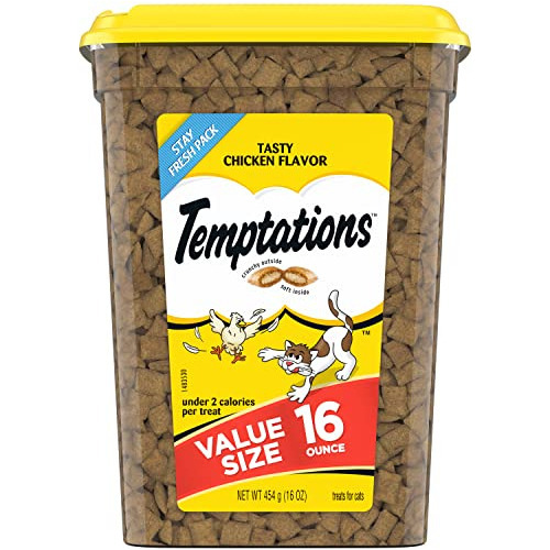 Snacks Gatos Temptations Classic Pollo 16 Onz 454 Gr