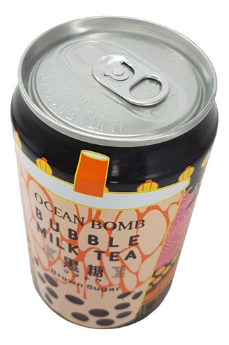Chá Bubble Tea Sabor Açúcar Mascavo Ocean Bomb 315ml