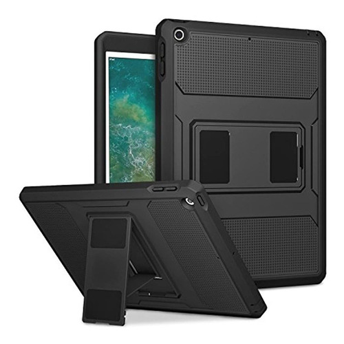 Moko Funda Para iPad De 2018/2017 9.7 5.6 Generación Negro