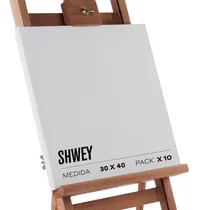 Comprar Pack X 10 Bastidor Entelado Lienzo Shwey 30x40 Acrilico-oleo