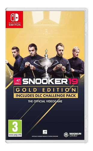 Snooker 19 Gold Ed.- Switch Físico - Sniper