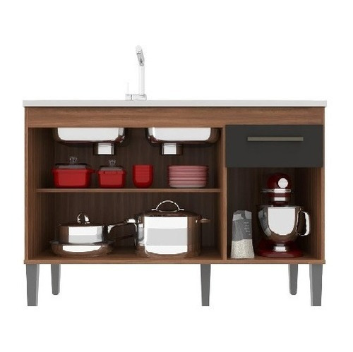 Bajo Mesada Cocina Armario 3 Puertas - Linea Premium