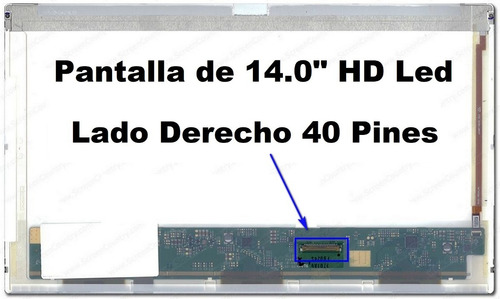 Pantalla De 14.0 Led Sigaron Sl6120 Mns50 