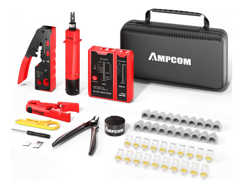 Kit De Herramientas De Crimpado Ethernet 10 En 1 Rj45 Rj11