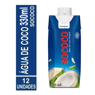 Água De Coco Sococo 330ml - 12 Unidades