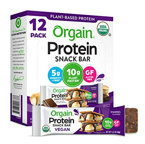 Planta Orgánica Orgain A Base De Proteínas Bar, S'mores - Ve