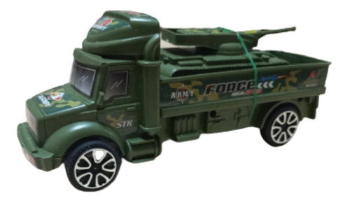Camión Militar Transportador Con Tanque Mundotoys