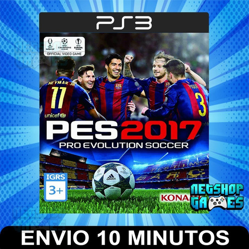 Pro Evolution Soccer 2017 Pes 17 - Español - Ps3 Digital