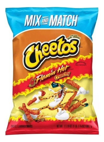 Cheetos Crunchy Flamin' Hot Limón Americanos