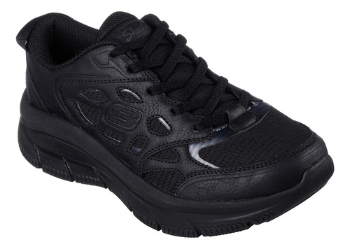 Zapatillas Skechers Mujer Modern D'lux 158584-bbk Negro