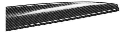 Alerón Trasero Con Estampado De Carbono Brillante, 3 Piezas,