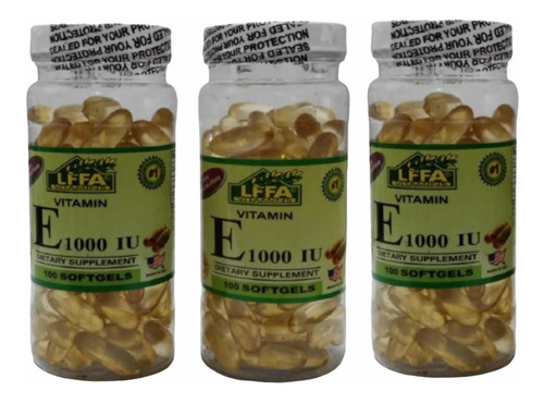 X3 Vitamina E 1000 Iu Alfa 100 - Unidad a $250