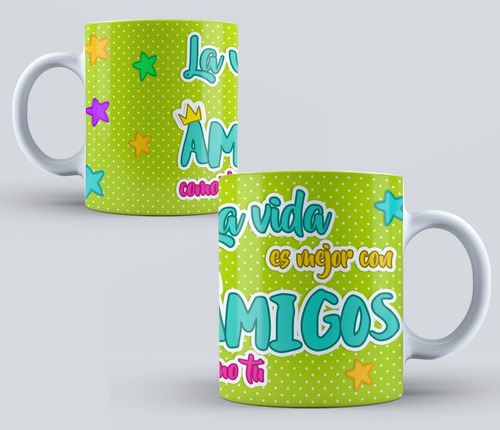 Tazas Dia Del Amigo Por Mayor Pack X 10 Plasticas #1