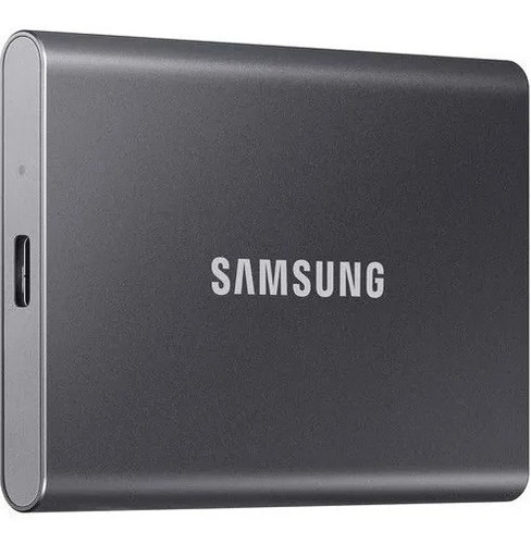 SSD HD portátil Samsung T7 de 500 GB, color negro