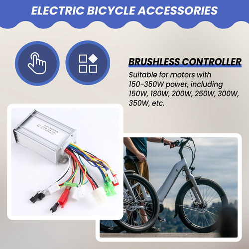 Controlador Sin Escobillas Para Bicicletas Eléctricas De 36