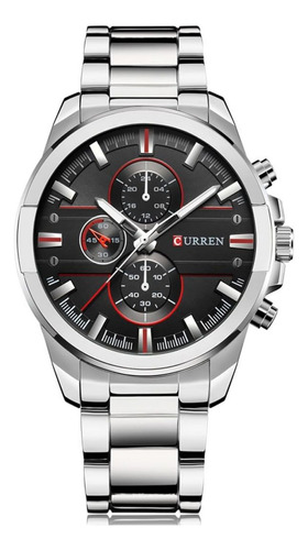 Reloj Para Hombre Curren 8274 Kreb491901 Plateado