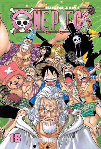 Mangá One Piece 3 Em 1 Volume 18 Panini Lacrado