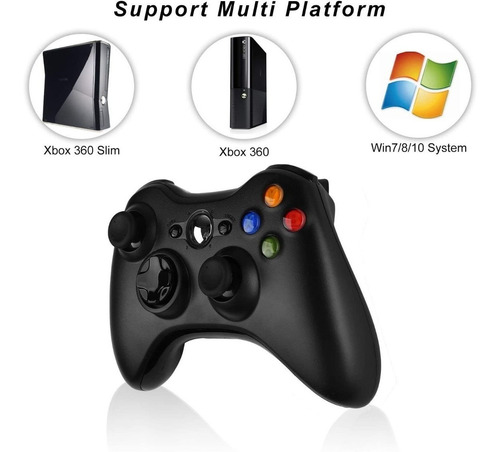 Imagen 4 de 5 de Control Xbox 360 Mando Xbox Inalámbrico Joystick Pc