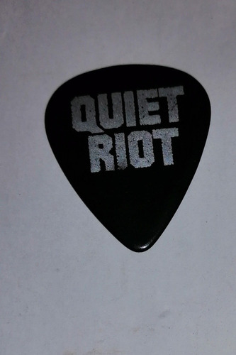 Púa De Guitarra De Quiet Riot