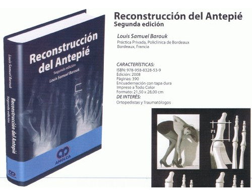 Libro Reconstrucción Del Antepié De Louis Samuel Barouk