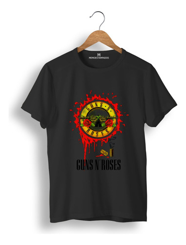 Remera: Guns And Roses  Logo Memoestampados