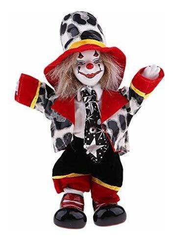 Kodoria Clown Doll Clown Figure Doll Halloween V6k25