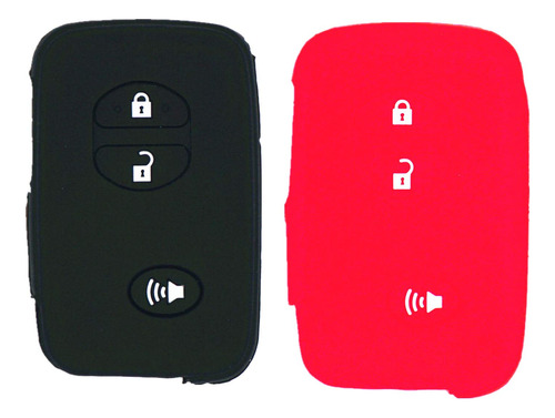 Remote Smart Key Repuesto Bolsa Carcasa Cadena Fit Toyota