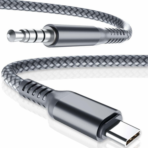 Elebase Usb C Aux Cable 4ft, Tipo C 3.5mm Jack Adapter, 1/8