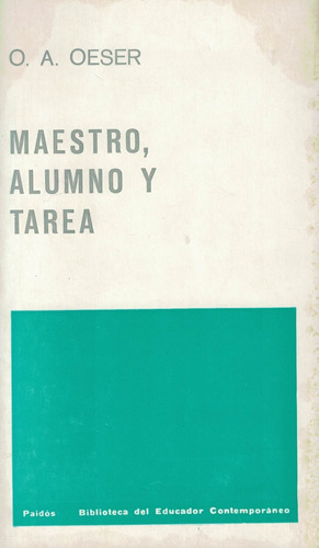 Maestro, Alumno Y Tarea