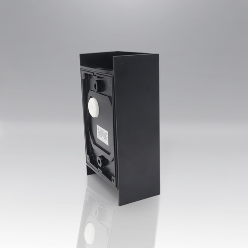 Luminaria Led Pared Rectangular Mate Doble Disparo Ángulos Ajustables Con Varias Figuras Aluminio Negro Exterior Ip65 10w Blanco Cálido 3000k Ade-031 Artlite