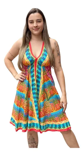 Vestido para praia curto 2025