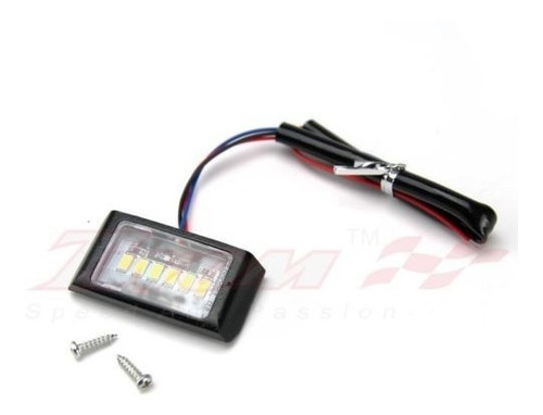 Imagen 4 de 6 de Titular De La Placa De La Motocicleta Led Tail Light Fender