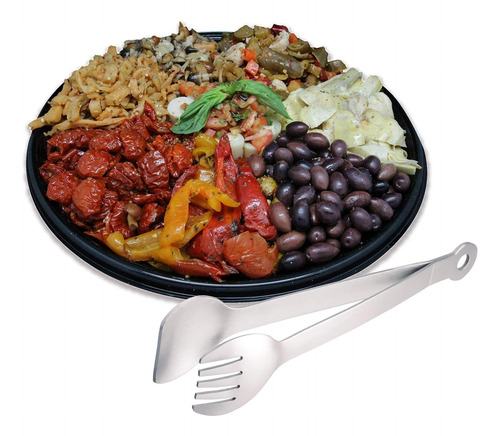 Pinzas Para Servir Hinmay, Acero Inoxidable, 15 Cm Ab