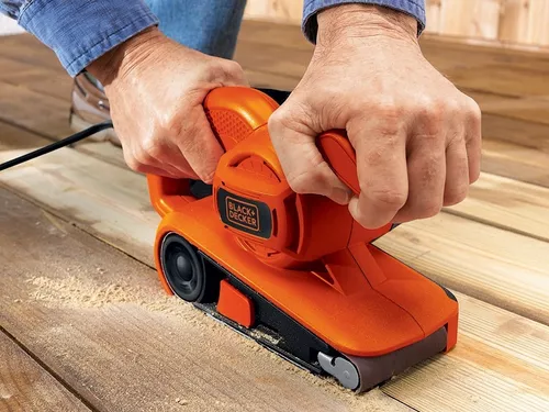 Lijadora De Banda Black Decker Madera Br318 680 Watts