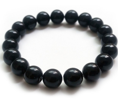 Pulsera Con Piedras Naturales Obsidiana Arco Iris Energética