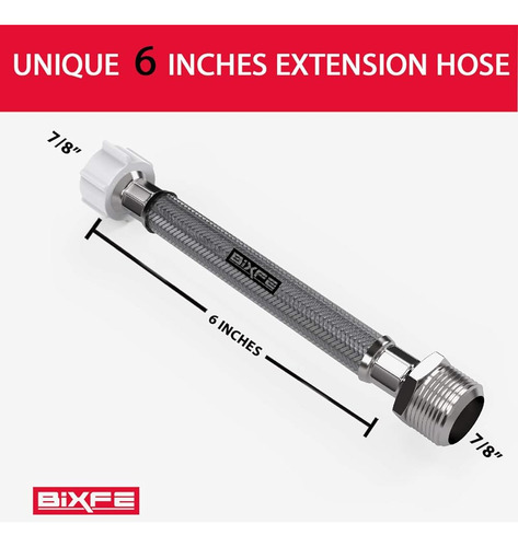 Thu9090r 6 Pulgadas Extensión De Manguera Para Toto C110 / E Bixfe