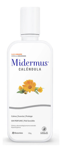Midermus Crema De Calendula Calma Cicatriza Suaviza X170gr
