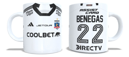 Tazon Taza + Porta Vaso Colo Colo Leandro Benegas 2024