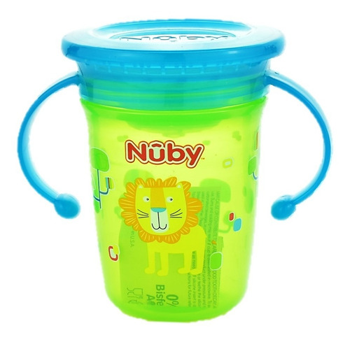 Nuby Vaso 360 8 Onzas Con Tapa Con Asas