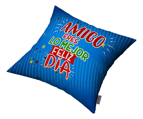 Almohadon 30x30cm Dia Del Amigo Personalizables #003