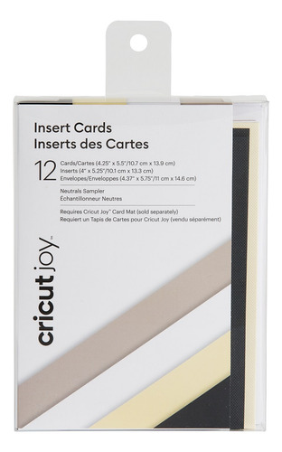 Cartulina Colección Neutros A2 (12) Cricut | 2007253 Liso